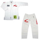 ●【送料無料】ALMA アルマ THUNDER サンダー JIU-JITSU WEAR A0 白 JU7-A0-WH「他の商品と同梱不可/北海道、沖縄、離島別途送料」