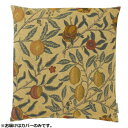 ●【送料無料】川島織物セルコン Morris Design Studio フルーツ 座布団カバー 55×59cm LL1729　Y イエロー「他の商品と同梱不可/北海道、沖縄、離島別途送料」