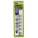 ●【送料無料】ELPA(エルパ)　LEDランプスイッチ付タップ 上挿し 6個口 2m ブレイカー付　WLS-LU620SB(W)　1824500「他の商品と同梱不可/北海道、沖縄、離島別途送料」