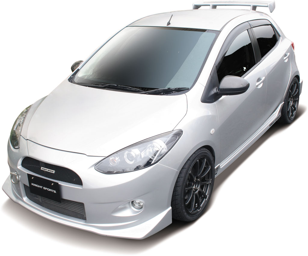 KNIGHT SPORTS ナイトスポーツ FRONT BUMPER SPOILER TYPE-1 フロントバンパースポイラー TYPE-1 KZG-71101 デミオ DE5FS　【NF店】