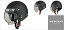 LEAD リード MOUSSE ジェットヘルメット ハーフマットブラック フリーサイズ（57〜60cm未満）