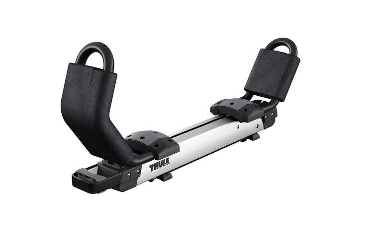 カー用品卸問屋 ニューフロンテアの個人宅OK!Thule スーリー カヤックキャリア TH898 ハルアベーター プロフェッショナルバー専用｜アングル3