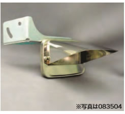 路肩灯 B型路肩灯（角型）24V25W ステンレス製バイザー付 (RH)定格：24V25W（S25　BA15s）寸法：W168×H105×D165（レンズ部W120×H77）
