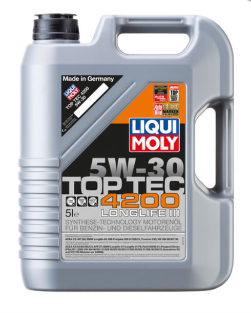 LIQUIMOLY リキモリ トップテック4200 5W30 5L×4本