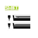 SHIFT シフト GAT-300E 純正ワイパー用替えゴム(グラファイト・金具付き) GA-Eタイプ 長さ300mm 業務用10本入り 【NF】(2)