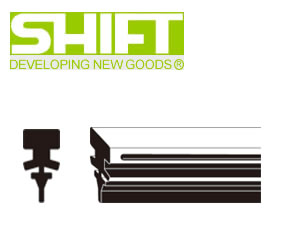 SHIFT シフト GAS-200 純正ワイパー用替えゴム(グラファイト・金具無し) GA-Sタイプ 幅6mm 長さ200mm 業務用10本入り