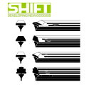 SHIFT シフト GGA-610 純正ワイパー用替えゴム(グラファイト・金具無し) GGタイプ(ベンツ) 長さ610mm 業務用10本入り 【NF】(2)