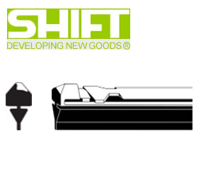 SHIFT シフト GN-530 純正ワイパー用替えゴム(グラファイト・金具無し) GNタイプ 長さ530mm 業務用10本入り 【NF】