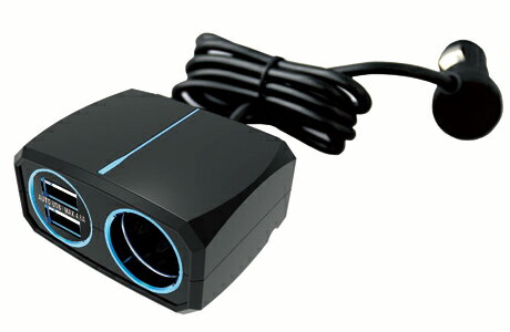 ＜予約順＞カシムラ セパレートソケット 2リバーシブルUSB 自動判定 4.8A KX-210