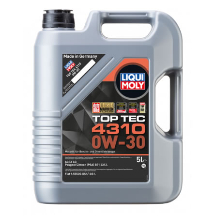 LIQUIMOLY リキモリ トップテック4310 0W30 5L 4本入