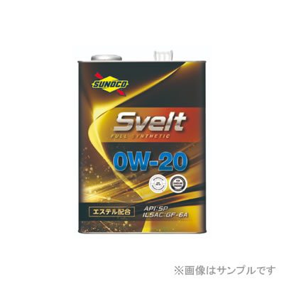 SUNOCO スノコ オイル Svelt SP 0W-20 4L×4缶セット