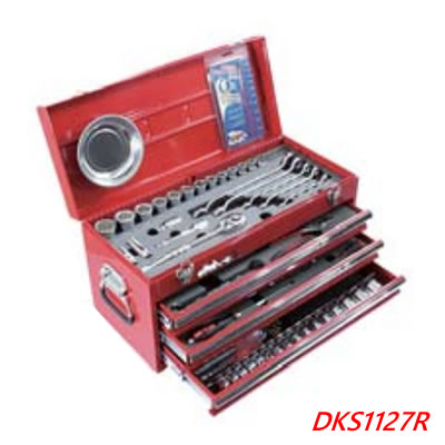 スエカゲツール DKS9110R ツールキット 12.7sq 77pc レッド