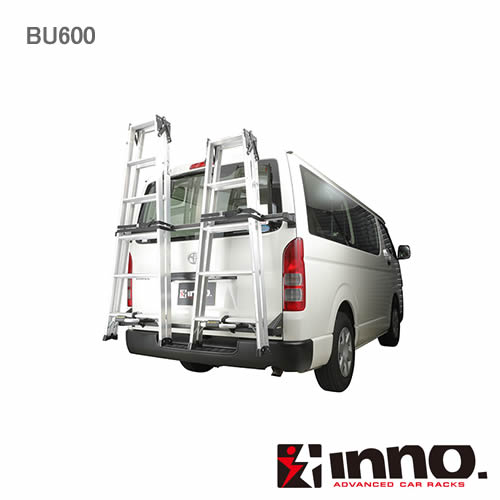 CARMATE カーメイト INNO BU600 業務用キャリア 脚立／ハシゴ リアキャリア ハイエース専用