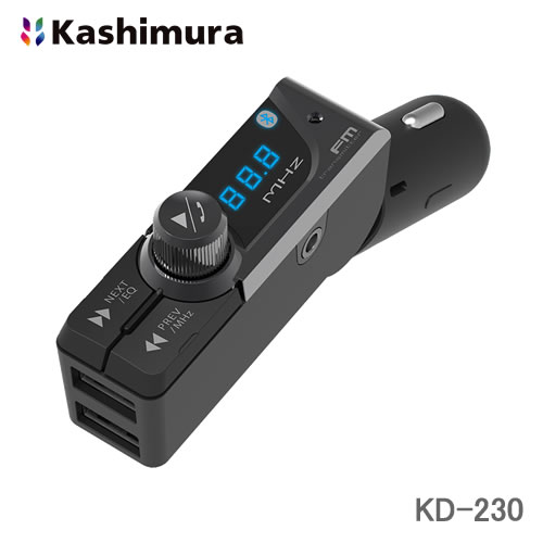  KD-230 Bluetooth FMȥ󥹥ߥå եХ USB2ݡ ưȽ AUX 12V/24Vб