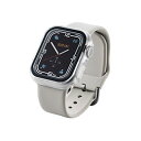 ☆エレコム Apple Watch41mm用フルカバーケース プレミアムガラス セラミックコート AW-21BFCGCCR