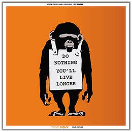 ☆Digital Oasis Visual Sonic アートパネルBluetoothスピーカー Banksy [BDLD-1907-003] BDLD-1907-003