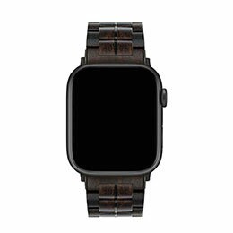 ☆VOWOOD ボーウッド 天然木バンド for Apple Watch アップルウォッチ 45/44/42mm 黒檀 VW74036AWCP