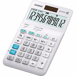 ☆カシオ計算機 CASIO W税率電卓 ジャストタイプ12桁 JW-200TC-N