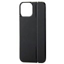 ☆エレコム iPhone 13 mini 背面パネル スタンド収納式カバー MAGKEEP PM-A21AMAG01BK