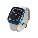 ☆エレコム Apple Watch41mm用フルカバーケース プレミアムガラス セラミックコート AW-21BFCGCNV