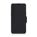 ITSKINS Hybrid Folio Leather for iPhone 13 mini/12 mini [Black with real leather] AP2N-HYBRF-BKRL