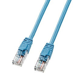 爪折れ防止カバー付き、ギガビット対応より線LANケーブルです。●伝送速度1000Mbps(1Gbps)、伝送帯域100MHzを実現した、ギガビット対応LANケーブルです。 ●単線に比べて柔らかく、取り回しが楽な「より線」仕様です。 ●コネクタ部のツメが折れにくいよう、ツメ折れ防止カバー付きコネクタを採用しています。 ●簡易パッケージを採用しています。■カラー:ブルー ■ケーブル長:5m ■コネクタ形状:RJ-45モールディングコネクタ付き(ツメ折れ防止カバー付き) ■ケーブル構造:26AWGより線ツイストペアケーブル、ストレート全結線 ■ケーブル直径:5.3mm ■対応伝送帯域:カテゴリ5e(1000BASE-T)、カテゴリ5(100BASE-TX)、カテゴリ3(10BASE-T)適合
