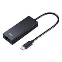 ☆サンワサプライ USB3.2 Type-C-LAN変換アダプタ(2.5Gbps対応) USB-CVLAN6BK