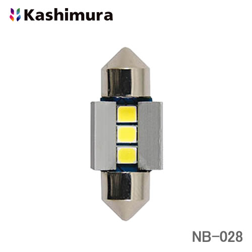 カシムラ LED ルーム球 T10×31 6500K 3SMD 210LM NB-028