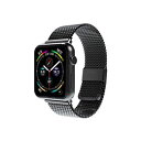 miak CLIP MESH BAND for Apple Watch 41/40/38mm ubN SMAMA-W3840BK