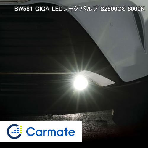 カーメイト LEDフォグ BW581 S2800GS 6000K