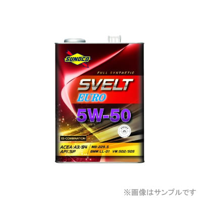 SUNOCO スノコ オイル SVELT EURO 5W-50 1L×10缶セット SP 規格