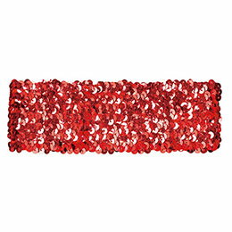 ☆ARTEC メタリックワイドターバン レッド ATC4905