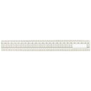 ☆ARTEC アクリル方眼定規 25cm(溝付) ATC10900