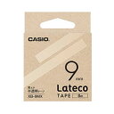 ☆カシオ計算機 Lateco 詰め替え用テープ 9mm 半透明テープ 黒文字 XB-9MX(2)