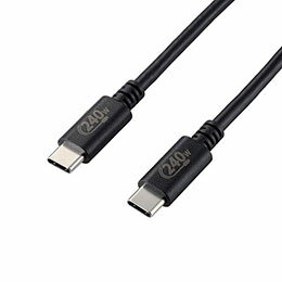 ケーブル両端にUSB Type-C(TM)端子を搭載し、最大240WのUSB Power Delivery EPRに対応したUSB2.0ケーブルです。■USB Type-C(TM)を搭載している機器同士を接続し、充電やデータ転送ができるUS...