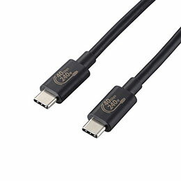 ☆エレコム USB4ケーブル/C-Cタイプ/認証品/USB Power Delivery対応/240W/1.0m/ブラック USB4-CCPE10NBK ☆エレコム USB4ケーブル/C-Cタイプ/認証品/USB Power Delivery対応/240W/1.0m/ブラック USB4-CCPE10NBK
