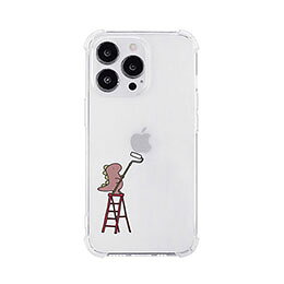 乐天商城 - ☆AKAN ソフトタフケース for iPhone 14 Pro ペインティング ピンク 背面カバー型 AK23530i14P