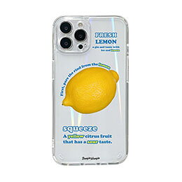 ☆BOOGIE WOOGIE オーロラケース for iPhone 14 Pro Lemon 背面カバー型 BW24109i14P