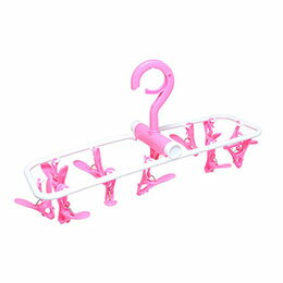 ☆【5個セット】 ミヨシ 洗濯ピンチハンガー 12ピンチ ピンク MBZ-HG06/PKX5