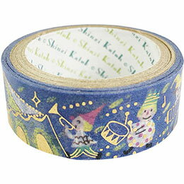 ☆【5個セット】 シール堂 宮沢賢治幻燈館 きらぴかマスキングテープ 黄色のトマト ks-dt-10107X5