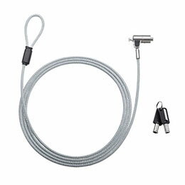 ☆サンワサプライ nanoスロット対応セキュリティワイヤー・シリンダ錠(鍵No.1) SLE-38S-1