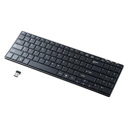 ☆サンワサプライ ワイヤレススリムキーボード SKB-WLE2UBK