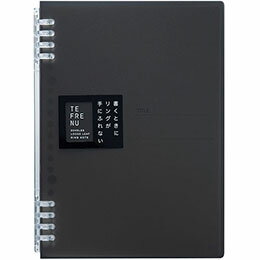 ☆KING JIM キングジム TEFRENU リングノート A5 黒 KJ-9854TTE-BK