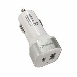☆HIDISC 急速充電PD, QC3.0対応 車載用DC充電器 HDPDCU2PWH
