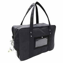 ☆三実通商 みつみ通商 8号帆布メール用カバン(中) MJ-22 ブラック MTM38410