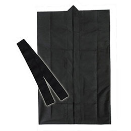 ☆【20個セット】 ARTEC ロングハッピ不織布 黒 J(ハチマキ付) ATC1166X20 ☆【20個セット】 ARTEC ロングハッピ不織布 黒 J(ハチマキ付) ATC1166X20