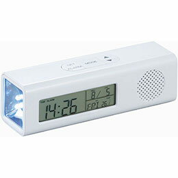 FMマルチステーション(ワイドFM対応)アウトドアにも防災にも役立つ多機能FMラジオライトです。ワイドFM対応なので、AMも聴けます。懐中ライトも付いてます。 機能:LEDライト、FMラジオ(ワイドFM対応)、時計、アラーム、スヌーズ、カレンダー、温度計、カウントダウンタイマー、バックライトメーカー品番 : 6144-23 サイズ : 16.8×5×5cm 箱サイズ : 6×6×17.8cm 材質 : ABS樹脂 原産国 : 中国 パッケージ重量 : 200g 特記事項 : ★単3乾電池3本使用(別売)、CR2032ボタン電池1個付
