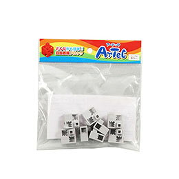 Artecブロック日本で生まれた新しいブロック、Artecブロック。商品サイズ:ブロック ハーフA…W20×H20×D10mm セット内容:ブロック　ハーフA×8pcs 重量:23g 材質:ブロック…ABS 包装形態:ヘッダー付袋 包装サイズ:150x138x9mm