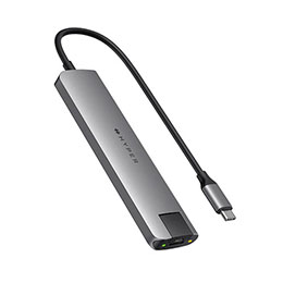 ☆HYPER HyperDrive SLAB 7-in-1 USB-Cハブ HP-HD22HGR