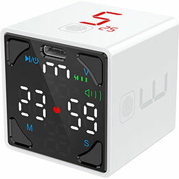 ☆llano TickTime Cube 楽しく時間管理ができるポモドーロタイマー ホワイト TK1-W1